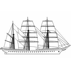 Dibujo para colorear: Sailboat (Transporte) #143617 - Dibujos para Colorear e Imprimir Gratis