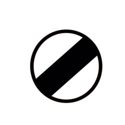 Dibujo Señal de Tráfico (Transporte) #119188 para imprimir y colorear