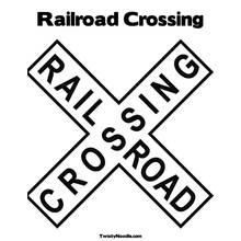 Dibujo para colorear: Señal de Tráfico (Transporte) #119240 - Dibujos para Colorear e Imprimir Gratis