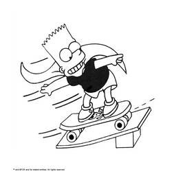 Dibujo para colorear: Skateboard (Transporte) #139318 - Dibujos para colorear