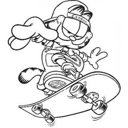 Dibujo para colorear: Skateboard (Transporte) #139324 - Dibujos para colorear