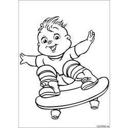 Dibujo para colorear: Skateboard (Transporte) #139497 - Dibujos para Colorear e Imprimir Gratis