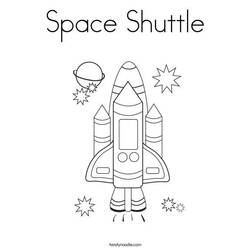 Dibujo para colorear: Spaceship (Transporte) #140453 - Dibujos para Colorear e Imprimir Gratis