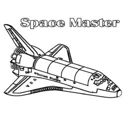 Dibujo para colorear: Spaceship (Transporte) #140461 - Dibujos para colorear