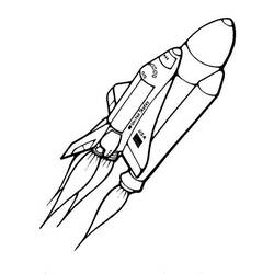 Dibujo para colorear: Spaceship (Transporte) #140494 - Dibujos para colorear