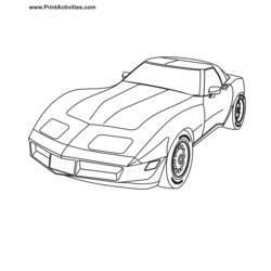 Dibujo para colorear: Sports car / Tuning (Transporte) #146909 - Dibujos para Colorear e Imprimir Gratis