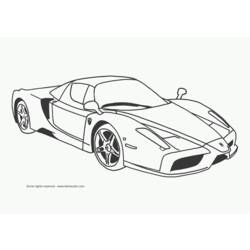 Dibujo para colorear: Sports car / Tuning (Transporte) #146914 - Dibujos para Colorear e Imprimir Gratis