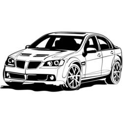 Dibujo para colorear: Sports car / Tuning (Transporte) #146920 - Dibujos para Colorear e Imprimir Gratis