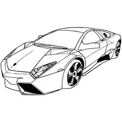 Dibujos para colorear: Sports car / Tuning - Dibujos para colorear