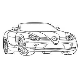 Dibujo para colorear: Sports car / Tuning (Transporte) #146926 - Dibujos para colorear
