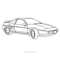 Dibujo para colorear: Sports car / Tuning (Transporte) #146928 - Dibujos para Colorear e Imprimir Gratis