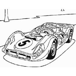 Dibujo para colorear: Sports car / Tuning (Transporte) #146935 - Dibujos para Colorear e Imprimir Gratis