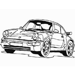 Dibujo para colorear: Sports car / Tuning (Transporte) #146939 - Dibujos para Colorear e Imprimir Gratis