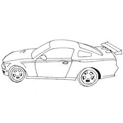 Dibujo para colorear: Sports car / Tuning (Transporte) #146941 - Dibujos para colorear