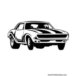 Dibujo para colorear: Sports car / Tuning (Transporte) #146944 - Dibujos para Colorear e Imprimir Gratis