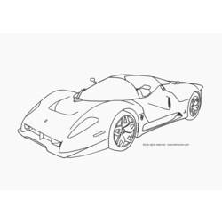 Dibujo para colorear: Sports car / Tuning (Transporte) #146952 - Dibujos para Colorear e Imprimir Gratis