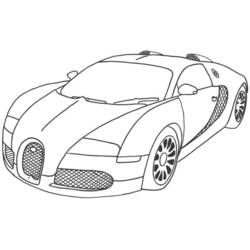 Dibujo para colorear: Sports car / Tuning (Transporte) #146960 - Dibujos para colorear