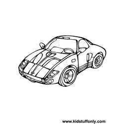 Dibujo para colorear: Sports car / Tuning (Transporte) #146968 - Dibujos para Colorear e Imprimir Gratis
