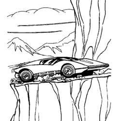 Dibujo para colorear: Sports car / Tuning (Transporte) #146976 - Dibujos para Colorear e Imprimir Gratis