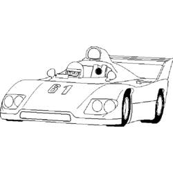 Dibujo para colorear: Sports car / Tuning (Transporte) #147020 - Dibujos para Colorear e Imprimir Gratis