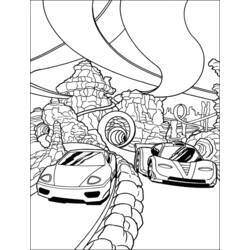 Dibujo para colorear: Sports car / Tuning (Transporte) #147053 - Dibujos para Colorear e Imprimir Gratis