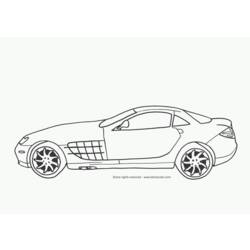 Dibujo para colorear: Sports car / Tuning (Transporte) #147075 - Dibujos para Colorear e Imprimir Gratis