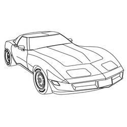 Dibujo para colorear: Sports car / Tuning (Transporte) #147077 - Dibujos para colorear