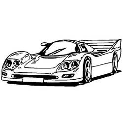 Dibujo para colorear: Sports car / Tuning (Transporte) #147079 - Dibujos para Colorear e Imprimir Gratis