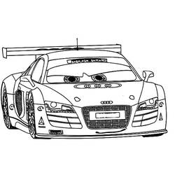 Dibujo para colorear: Sports car / Tuning (Transporte) #147092 - Dibujos para colorear