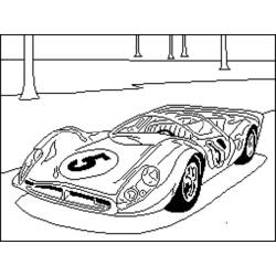 Dibujo para colorear: Sports car / Tuning (Transporte) #147094 - Dibujos para Colorear e Imprimir Gratis