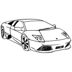 Dibujo para colorear: Sports car / Tuning (Transporte) #147135 - Dibujos para colorear