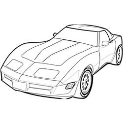 Dibujo para colorear: Sports car / Tuning (Transporte) #147141 - Dibujos para Colorear e Imprimir Gratis