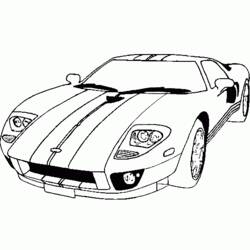 Dibujo para colorear: Sports car / Tuning (Transporte) #147152 - Dibujos para Colorear e Imprimir Gratis