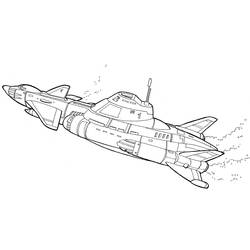 Dibujo para colorear: Submarine (Transporte) #137709 - Dibujos para colorear