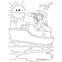 Dibujo para colorear: Submarine (Transporte) #137720 - Dibujos para colorear