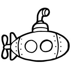 Dibujo Submarino (Transporte) #206216 para imprimir y colorear