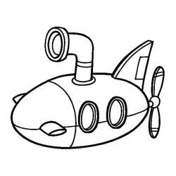 Dibujo Submarino (Transporte) #206219 para imprimir y colorear