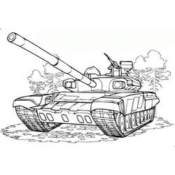 Dibujo para colorear: Tank (Transporte) #138006 - Dibujos para colorear