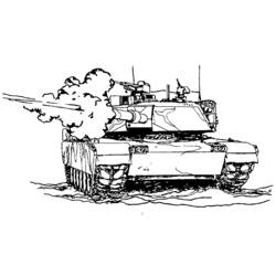 Dibujo para colorear: Tank (Transporte) #138014 - Dibujos para colorear