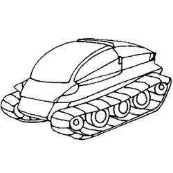Dibujo para colorear: Tank (Transporte) #138025 - Dibujos para Colorear e Imprimir Gratis