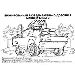Dibujo para colorear: Tank (Transporte) #138038 - Dibujos para Colorear e Imprimir Gratis