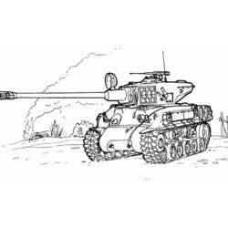 Dibujo para colorear: Tank (Transporte) #138043 - Dibujos para Colorear e Imprimir Gratis