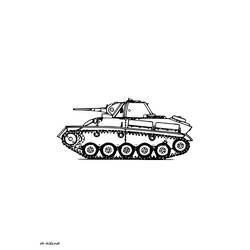 Dibujo para colorear: Tank (Transporte) #138071 - Dibujos para Colorear e Imprimir Gratis