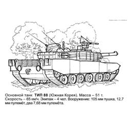 Dibujo para colorear: Tank (Transporte) #138077 - Dibujos para Colorear e Imprimir Gratis