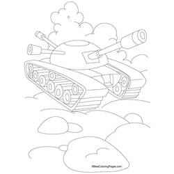Dibujo para colorear: Tank (Transporte) #138093 - Dibujos para Colorear e Imprimir Gratis
