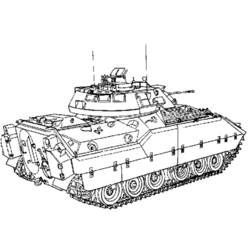 Dibujo para colorear: Tank (Transporte) #138146 - Dibujos para Colorear e Imprimir Gratis