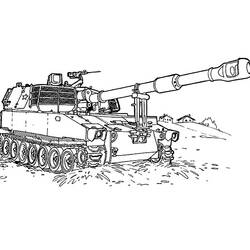 Dibujo para colorear: Tank (Transporte) #138160 - Dibujos para colorear