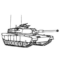 Dibujo para colorear: Tank (Transporte) #138164 - Dibujos para Colorear e Imprimir Gratis