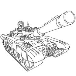 Dibujo para colorear: Tanque (Transporte) #138011 - Dibujos para Colorear e Imprimir Gratis