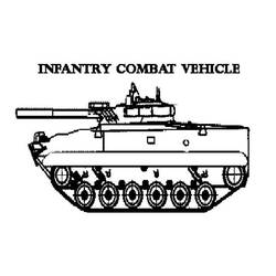 Dibujo para colorear: Tanque (Transporte) #138023 - Dibujos para Colorear e Imprimir Gratis